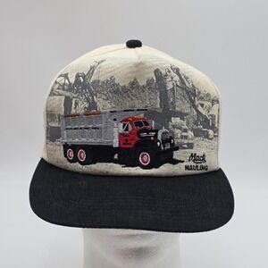 Vintage Mack Trucks Hauling Snapback Hat Trucker Tow Truck K-Products NWOT